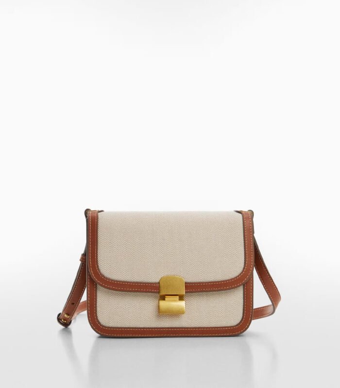 Crossbody bag with flap